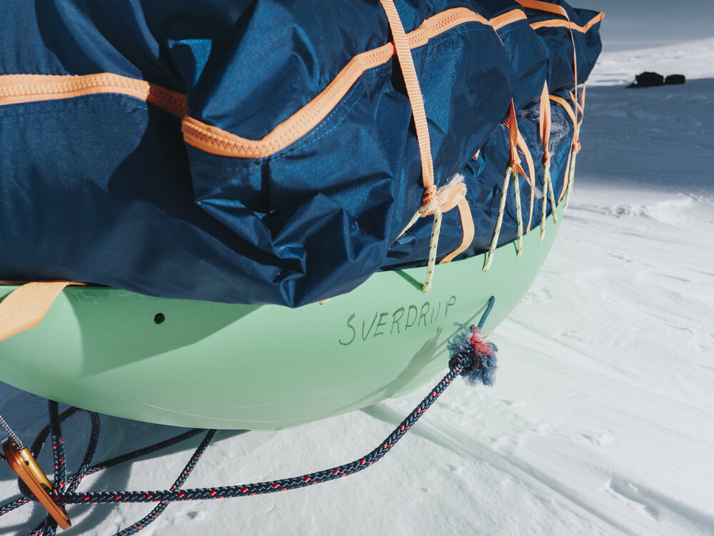 Inspiring Explorer Keith Parson's sled 'SVERDRUP'