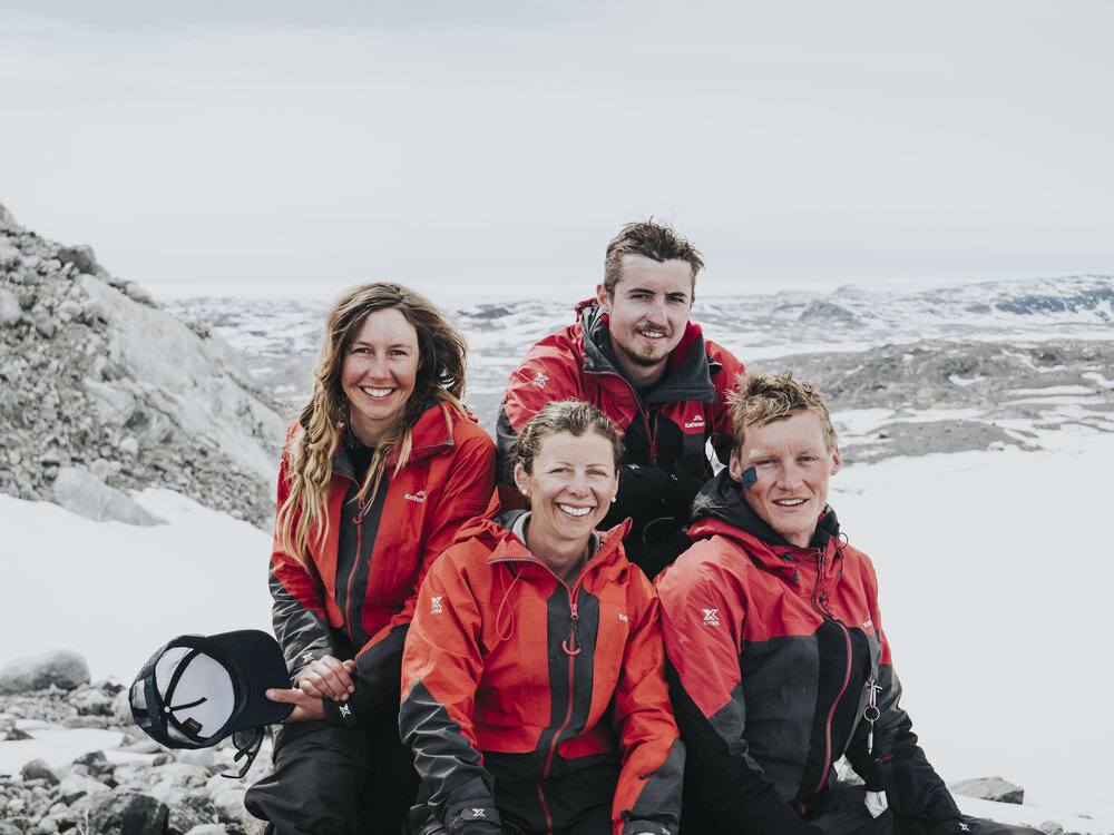 Inspiring Explorers group photo after completing the crossing