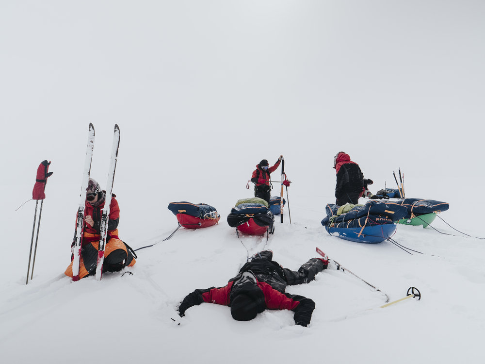 Inspiring Explorers Expedition&trade; team taking a break 