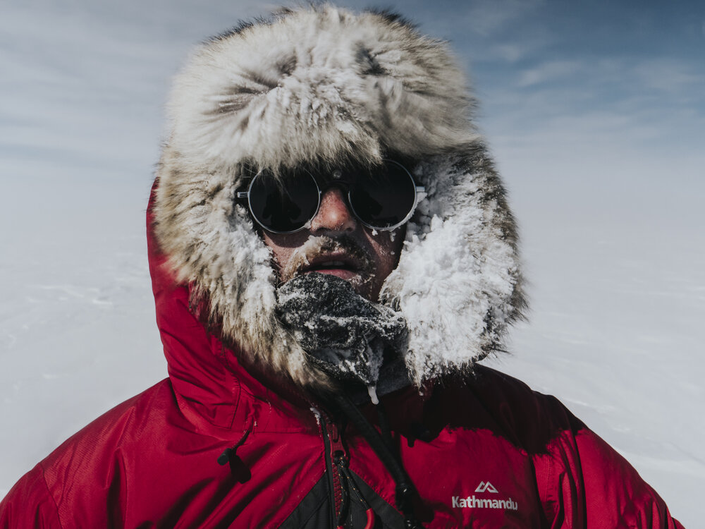 Inspiring Explorer Brando Yelavich during the crossing