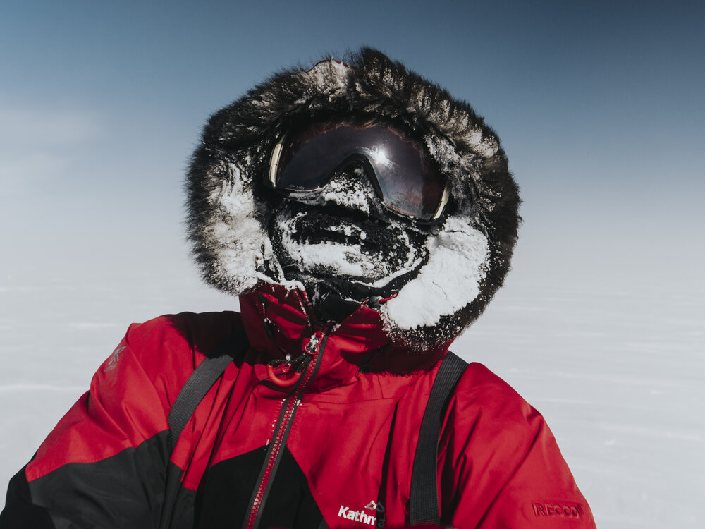 An Inspiring Explorer during the crossing