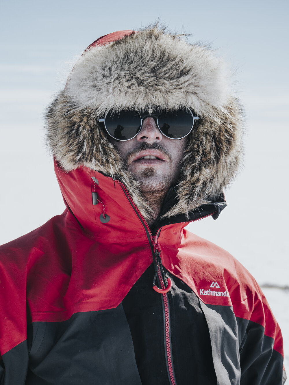 Inspiring Explorer Brando Yelavich during the Greenland Ice Cap crossing