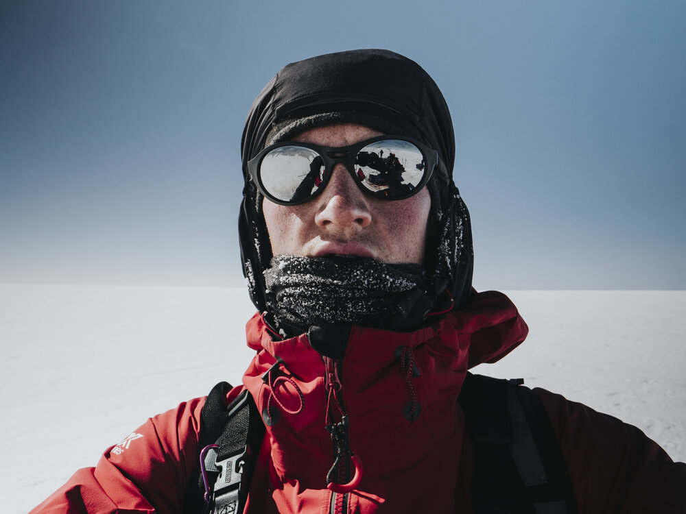 Inspiring Explorer Keith Parsons during the Greenland Ice Cap crossing (001)