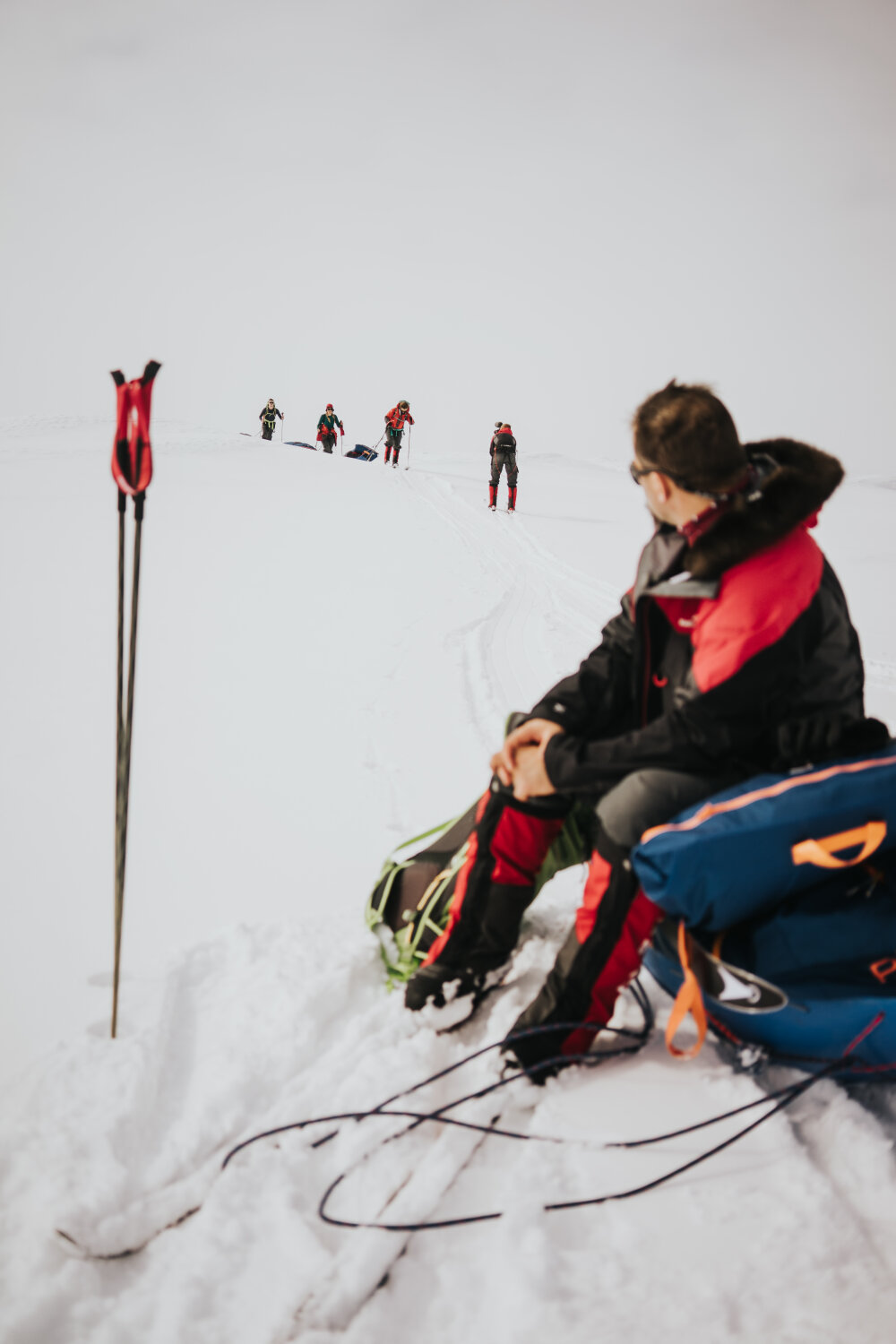 Inspiring Explorer Keith Parsons takes a shot of the team