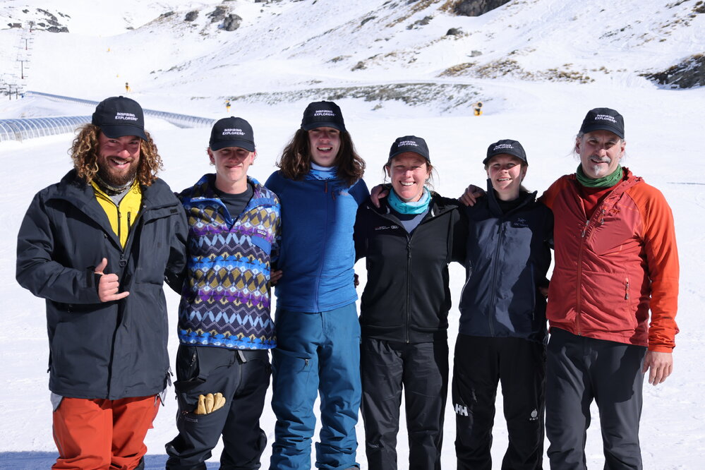 Group photo of Inspiring Explorers and Mountain Turk Club founder Erik Bradshaw