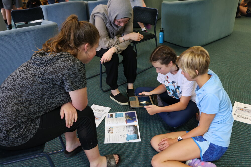 Young Inspiring Explorers use 'My Explorer Journal' with Inspiring Explorer Sadra Sultani (001)