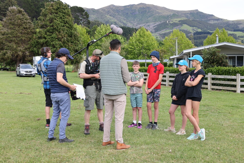 Young Inspiring Explorers being Interviewed by Greenstone TV (001)