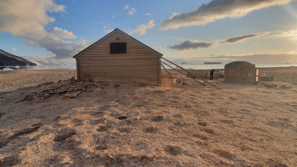 2019-20 South Elevation of Borchgrevink's hut (001)