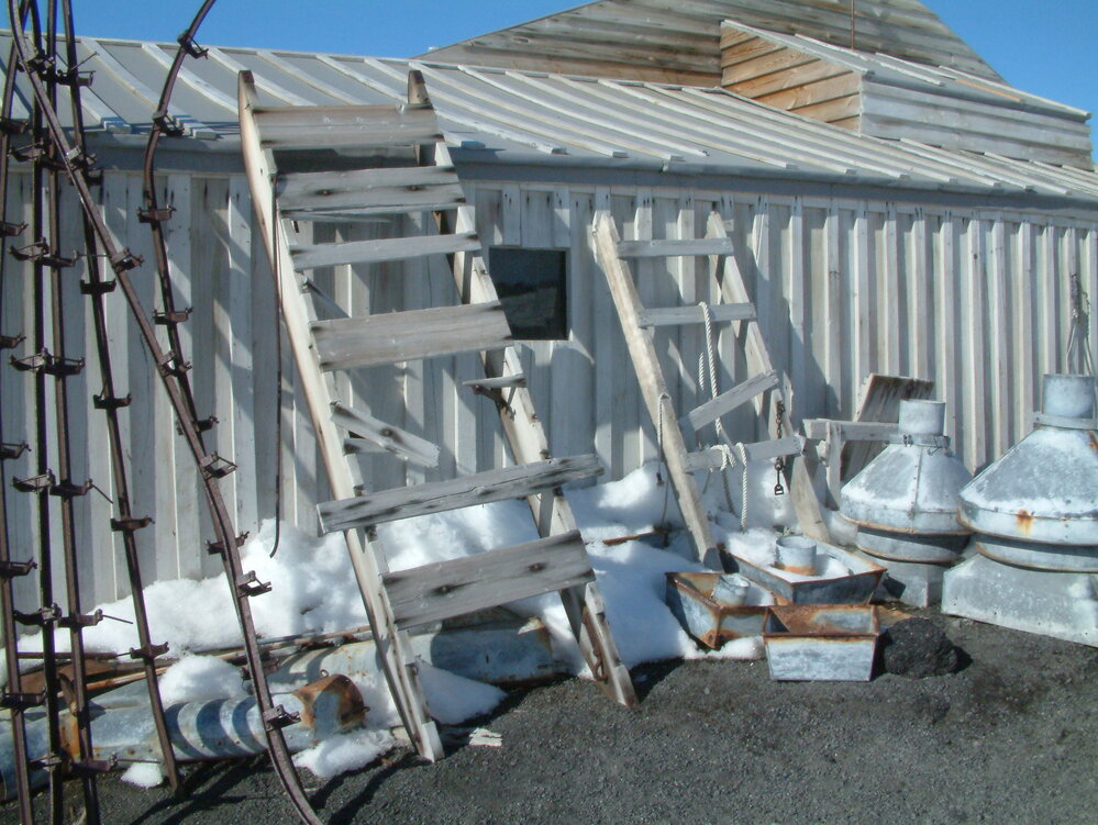2005 Scott's 'Terra Nova' Hut exterior, Cape Evans