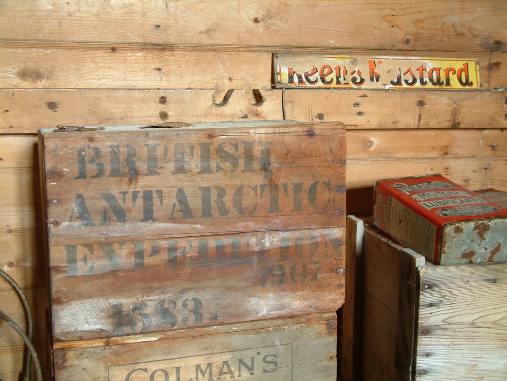 2005 Shackleton's 'Nimrod' Hut interior, Cape Royds (004)