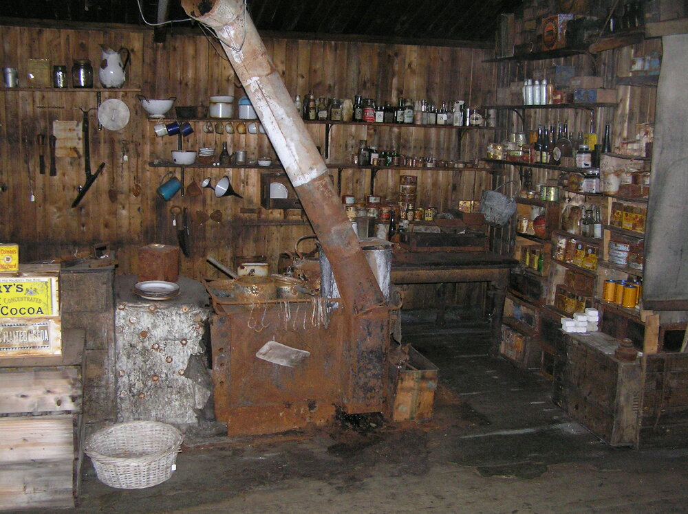 2005 Galley inside Scott's 'Terra Nova' hut, Cape Evans