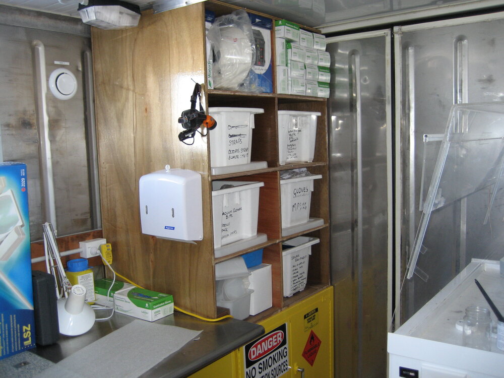 2006 Interior of the AHT Conservation lab at Scott Base (006)