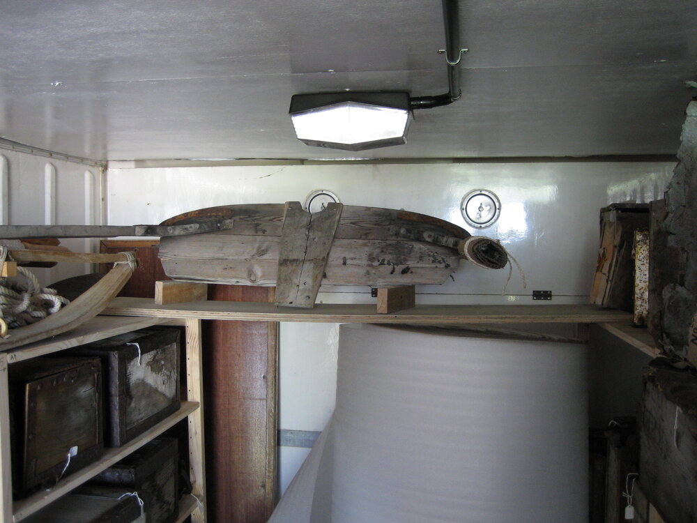 2006 Interior of the AHT storage container at Scott Base (004)