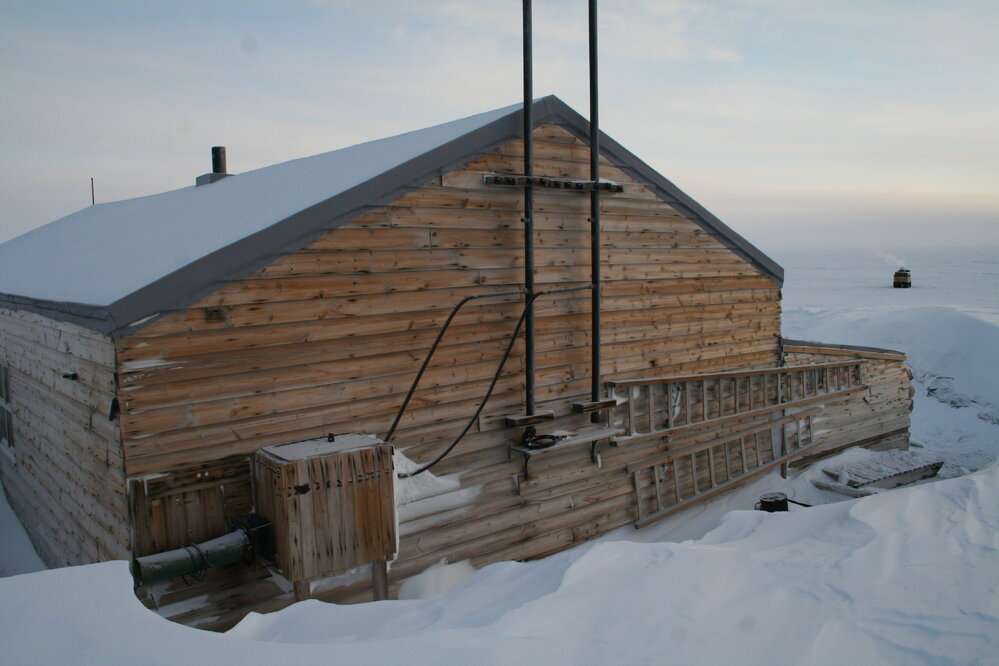 2006 East wall of Scott's 'Terra Nova' hut, Cape Evans