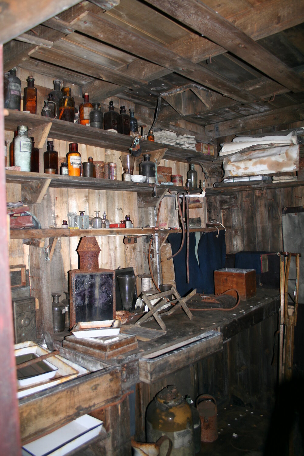 2006 Darkroom inside Scott's 'Terra Nova' hut, Cape Evans