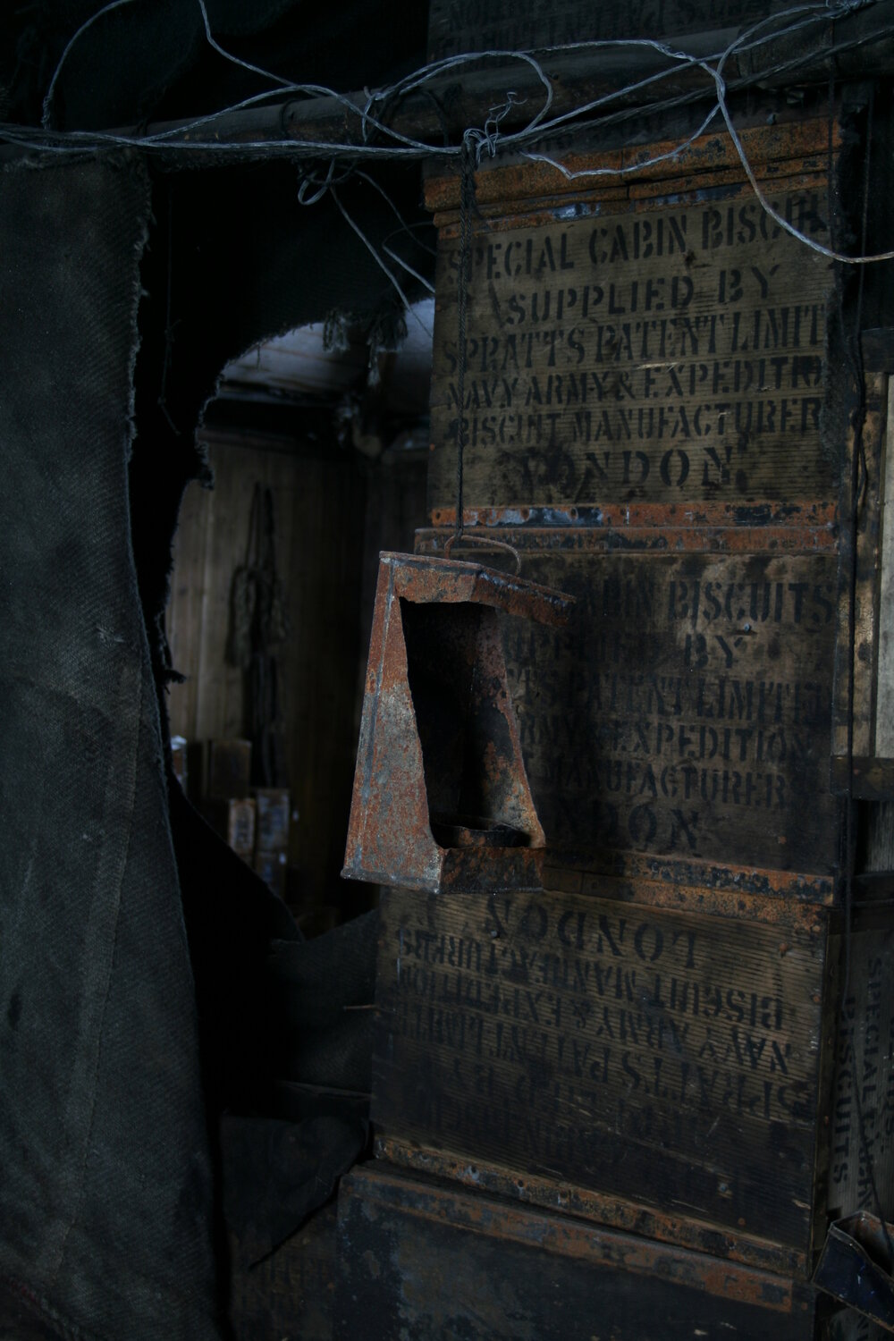 2006 Candle lamp inside Scott's 'Discovery' hut, Hut Point