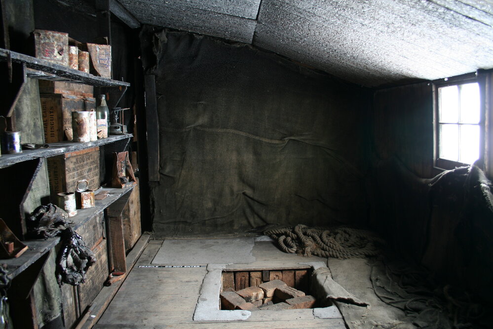 2006 Physical Laboratory inside Scott's 'Discovery' hut, Hut Point