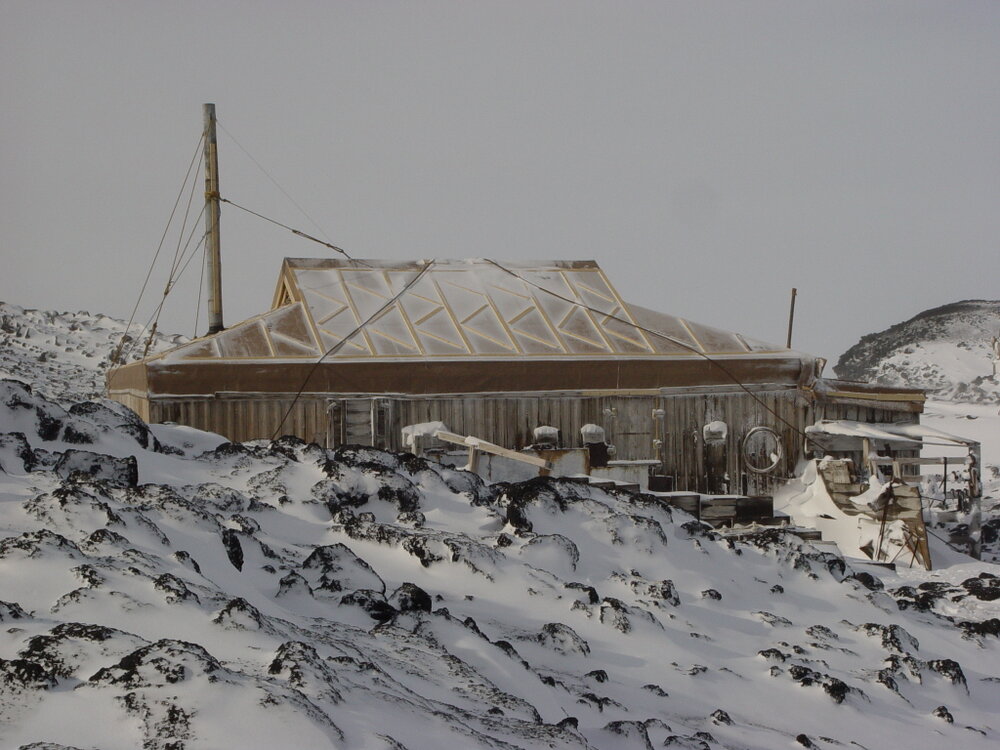 2006 North wall of Shackleton's 'Nimrod' hut, Cape Royds