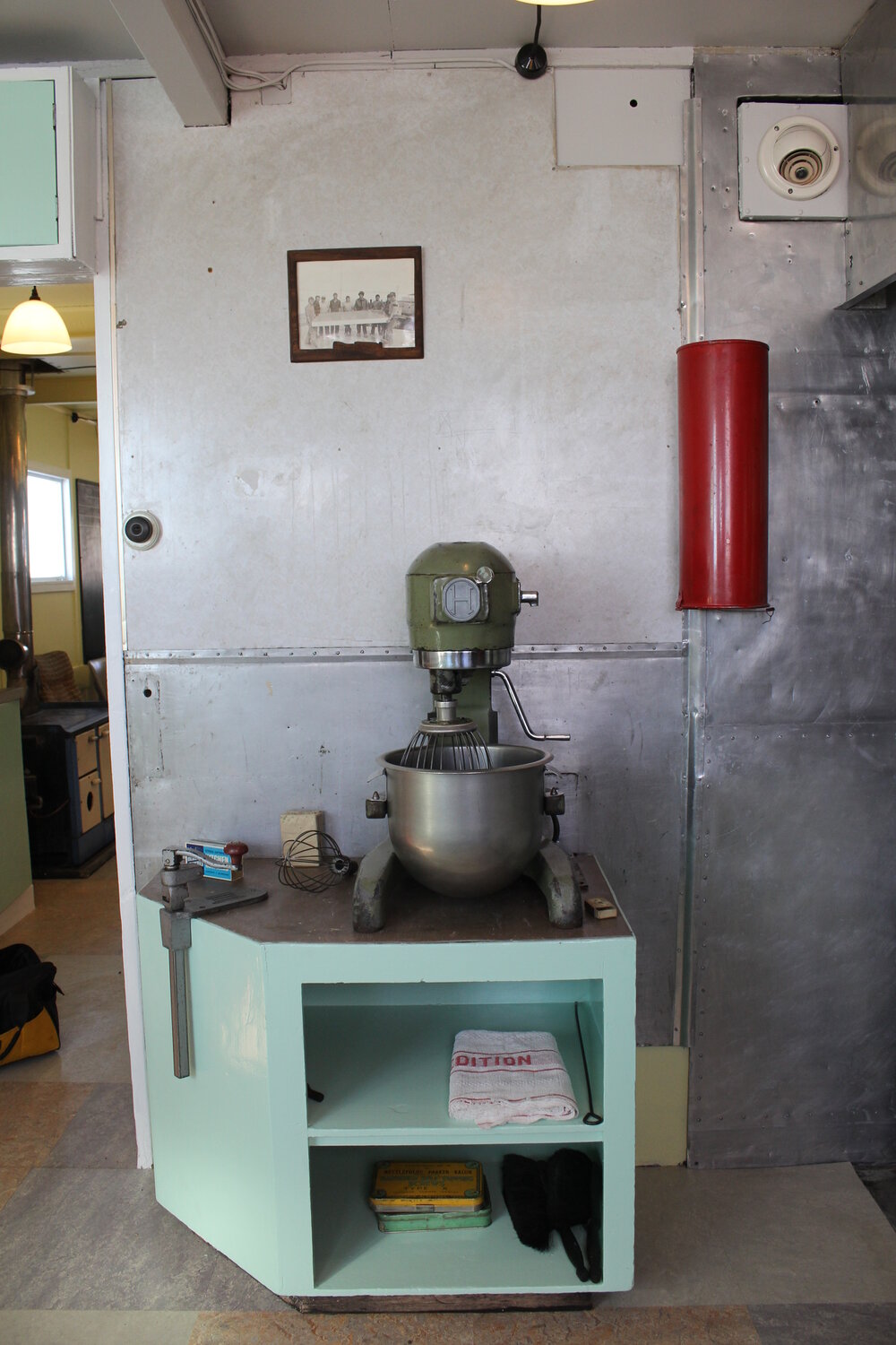 2019-20 Baseline image - Electric stand mixer, Kitchen (Room 6), Hillary's TAE/IGY Hut (002)