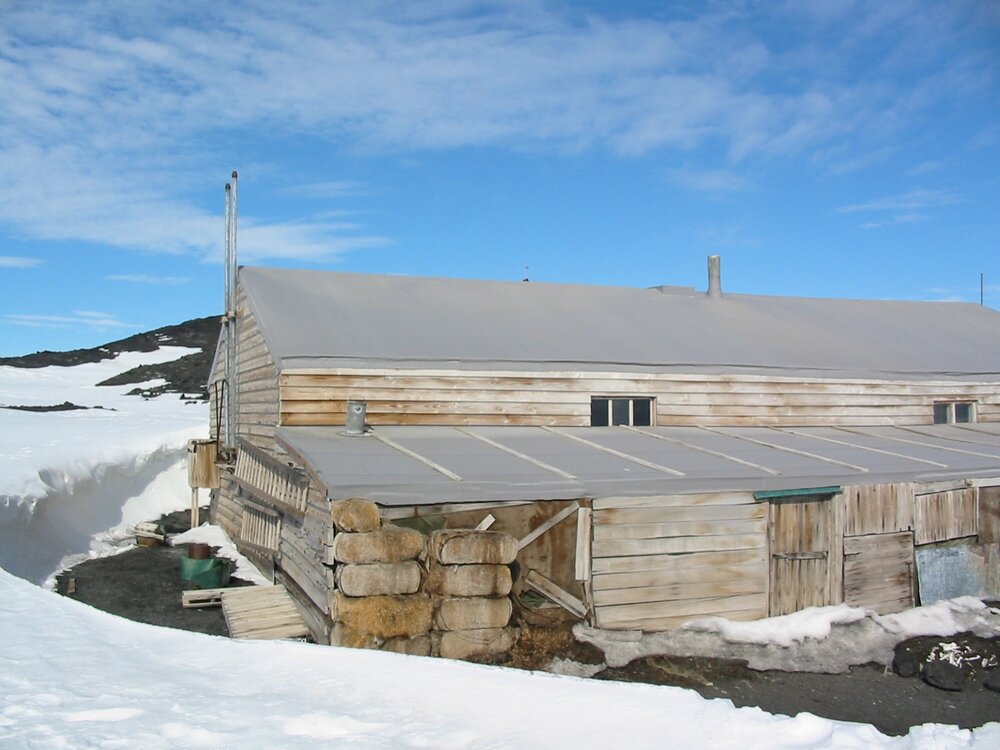 2003 K440 at Cape Evans - North-east corner, Scott's 'Terra Nova' hut