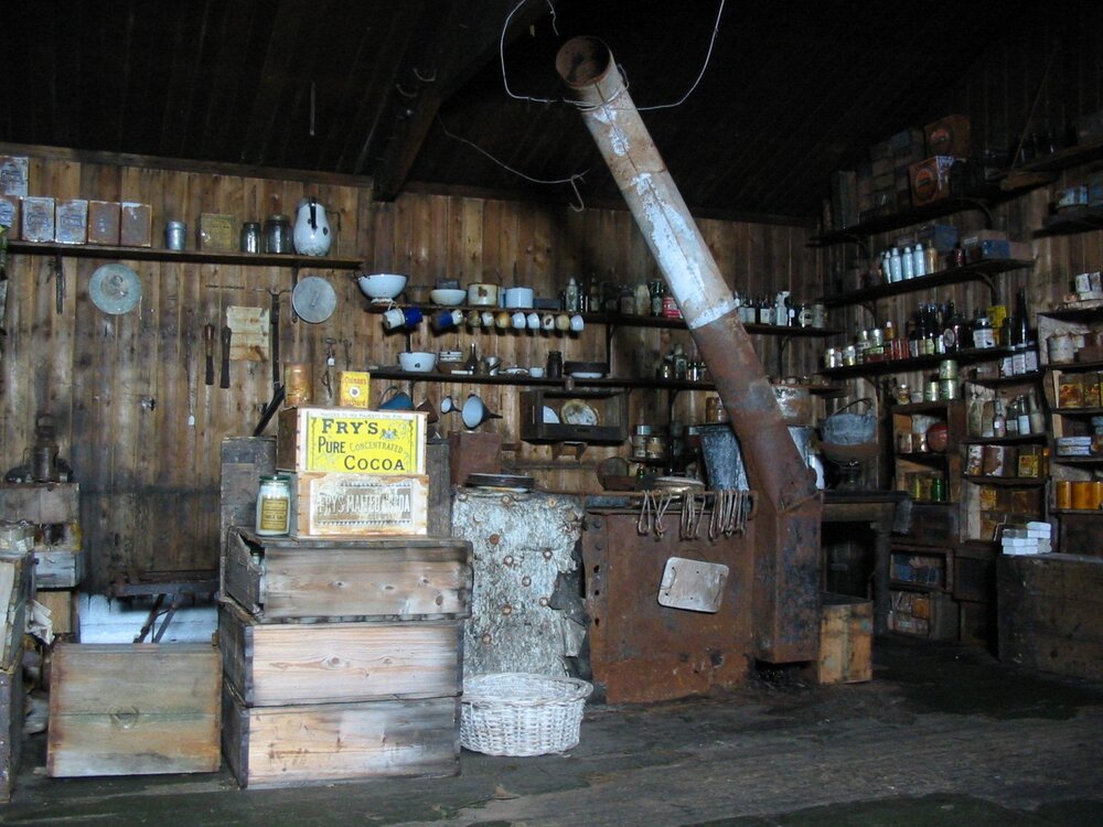 2003 K440 at Scott's 'Terra Nova' hut - Galley, natural light