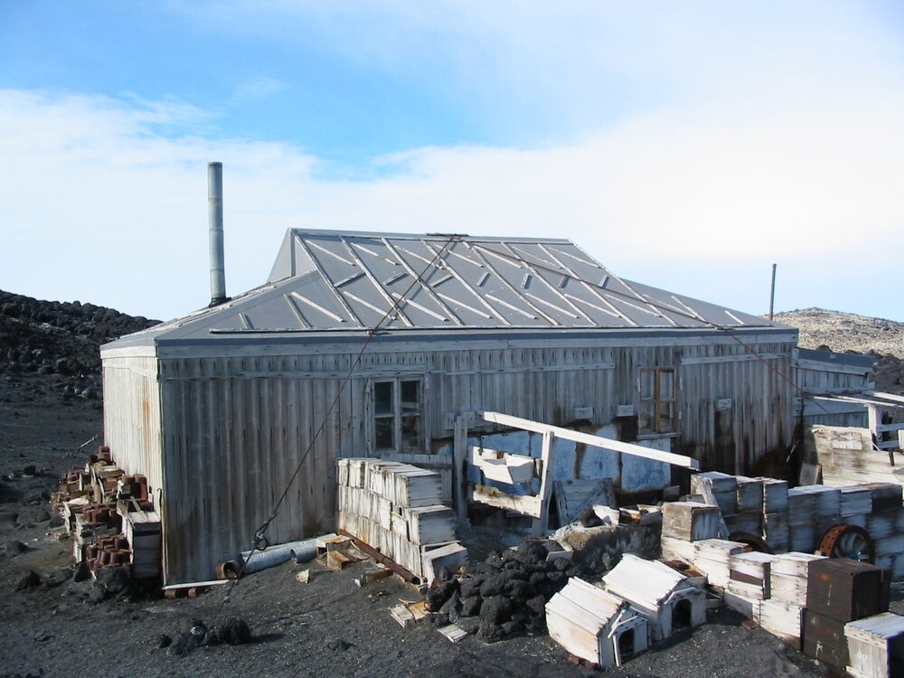 2003 K440 at Shackleton's 'Nimrod' hut, exterior - North elevation