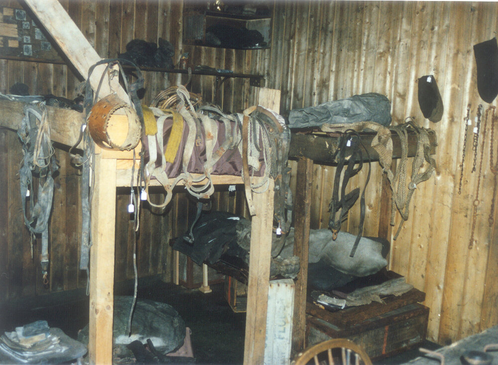 2002 K440B at Scott's 'Terra Nova' hut, interior - Bunks of Oates, Meares, and Atkinson