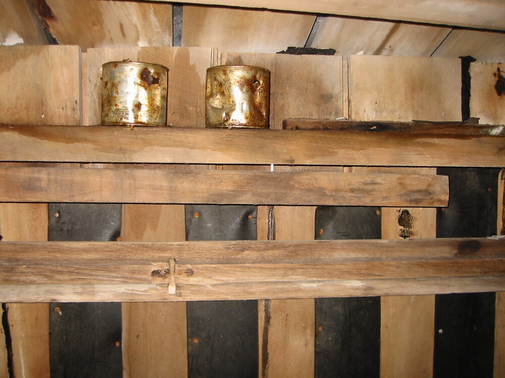 2002 Scott's 'Terra Nova' hut, interior survey image - Annexe (002)