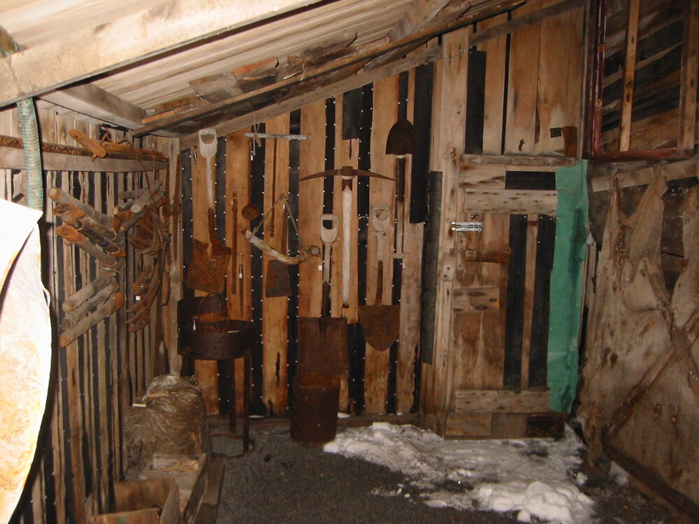 2002 Scott's 'Terra Nova' hut, interior survey image - Annexe (008)