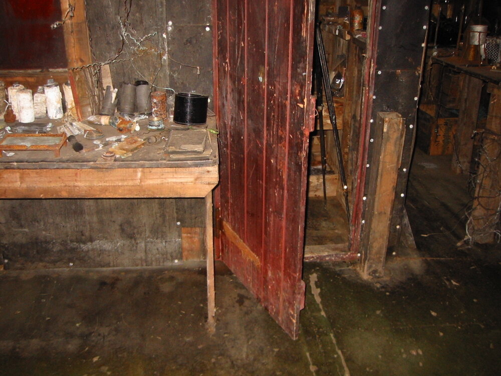 2002 Scott's 'Terra Nova' hut, interior survey image - Ponting's Darkroom (006)