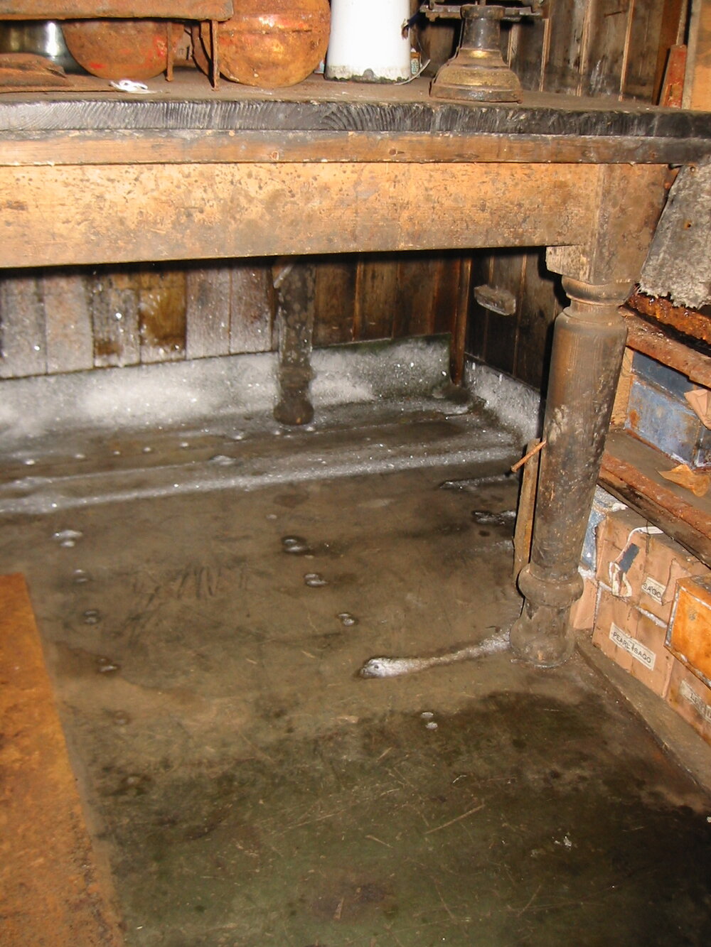 2002 Scott's 'Terra Nova' hut, interior survey image - Galley (002)