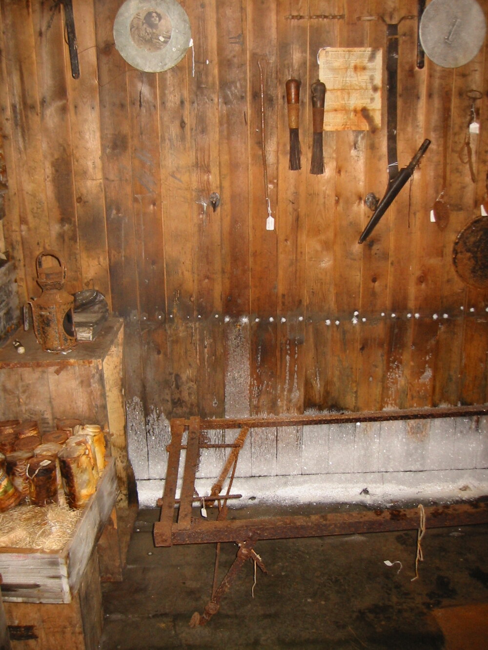 2002 Scott's 'Terra Nova' hut, interior survey image - Galley (006)