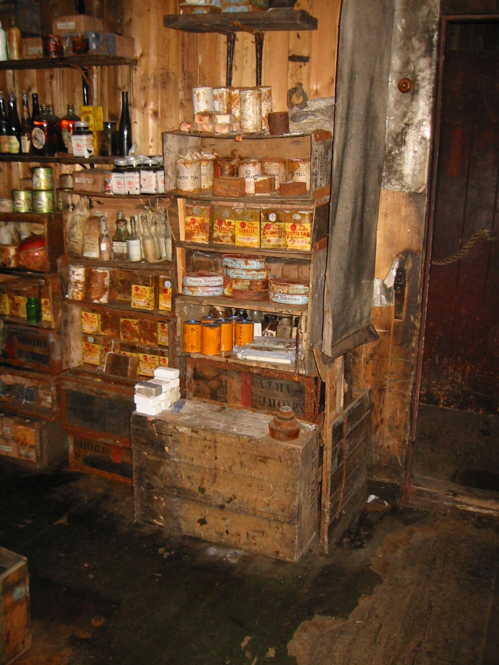 2002 Scott's 'Terra Nova' hut, interior survey image - Galley (017)