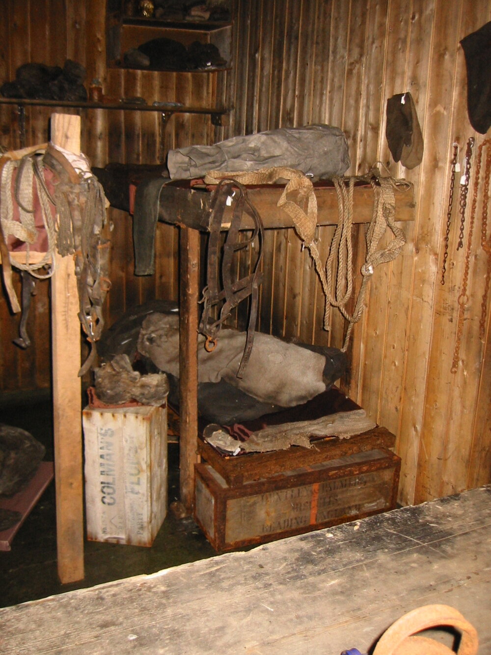 2002 Scott's 'Terra Nova' hut, interior survey image - The Tenements