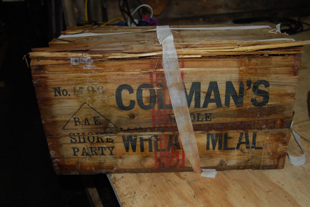 Colman's box from Bowers' Annexe Excavation (008)
