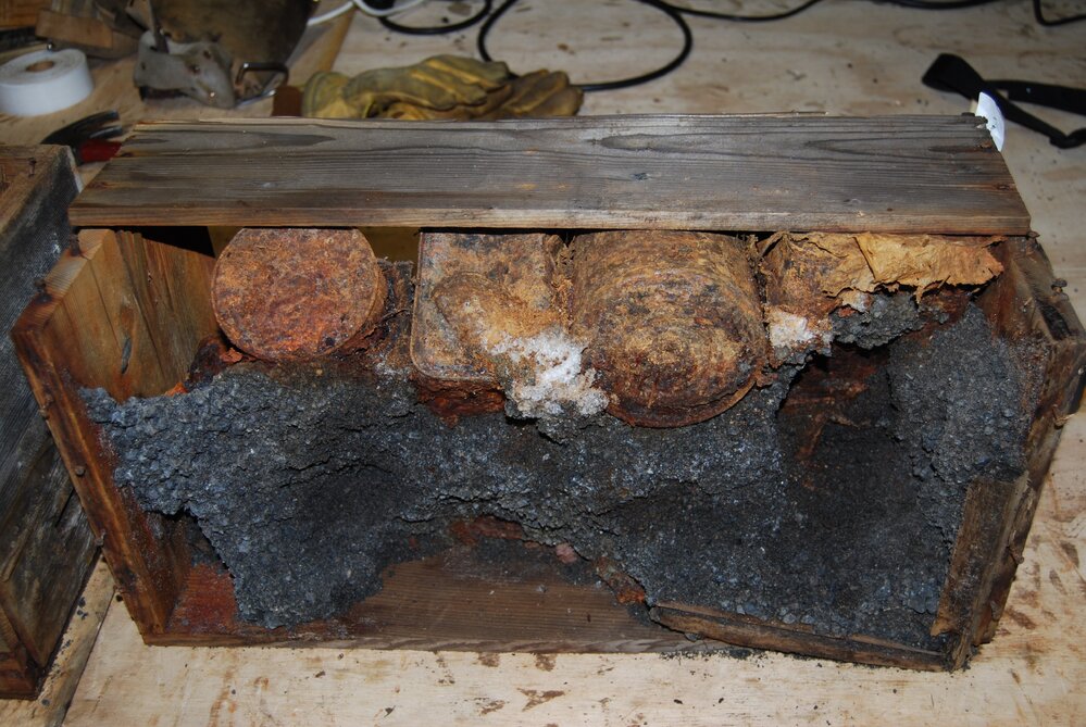 Colman's box from Bowers' Annexe Excavation (011)