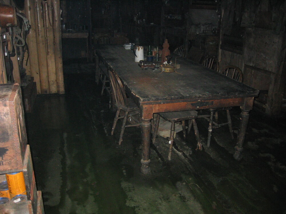 2004-05 Scott's 'Terra Nova' hut, work task, inspection (124)