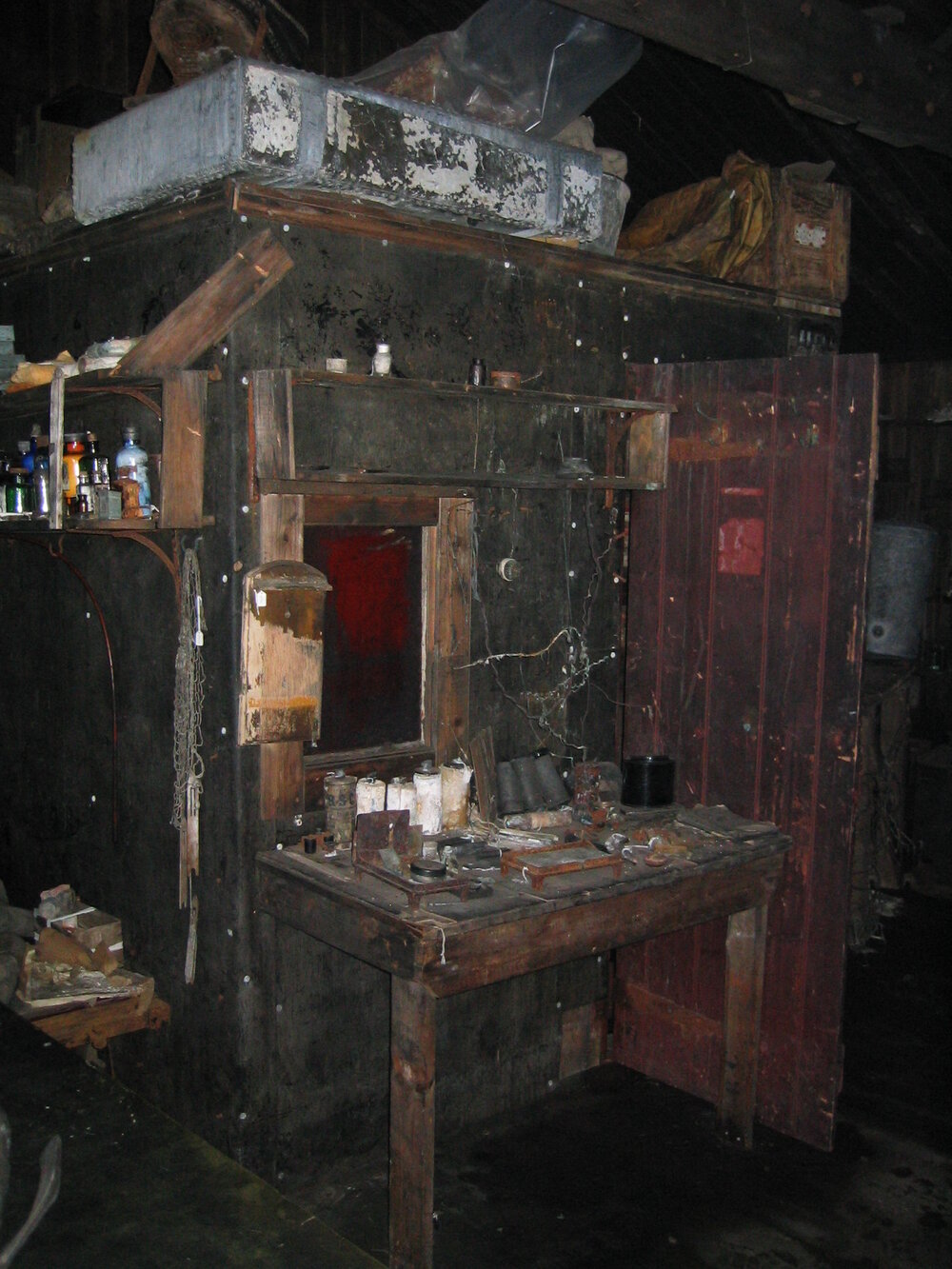2004-05 Scott's 'Terra Nova' hut, work task, inspection (132)