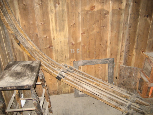 2006 Frame of a dome tent inside Scott's 'Discovery' hut, Hut Point