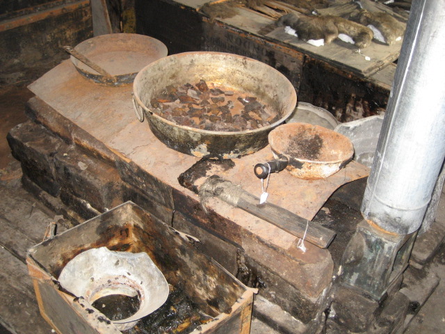 2006 Stove area inside Scott's 'Discovery' hut, Hut Point
