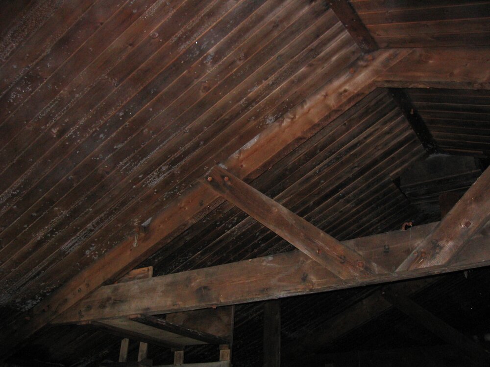 2006 Ice build-up inside Scott's 'Terra Nova' hut, Cape Evans