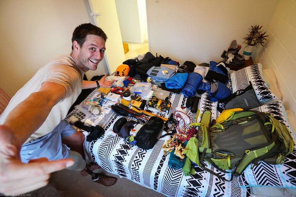 Equipment taken by William Pike on the Mount Scott Inspiring Explorers Expedition&trade;