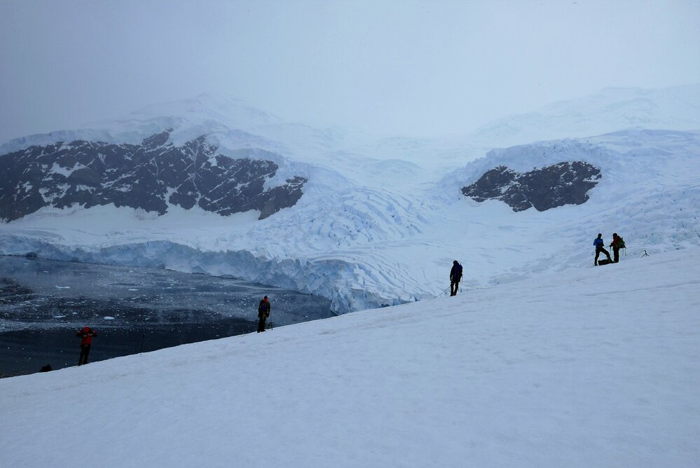 The Inspiring Explorers Expedition&trade; team on Pion peak