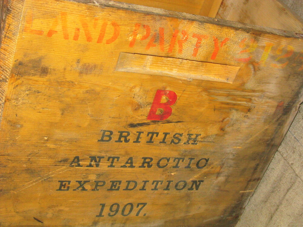 2003-04 British Antarctic Expedition 1907' box, Shackleton's 'Nimrod' Hut