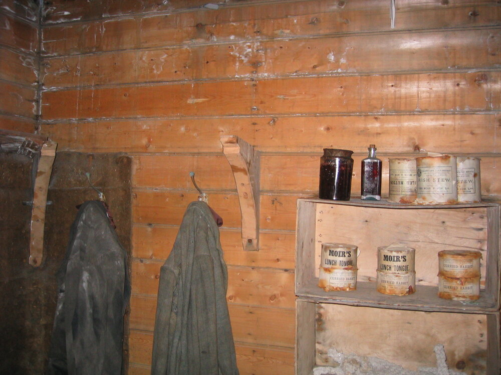 2003-04 East wall in Shackleton's 'Nimrod' Hut