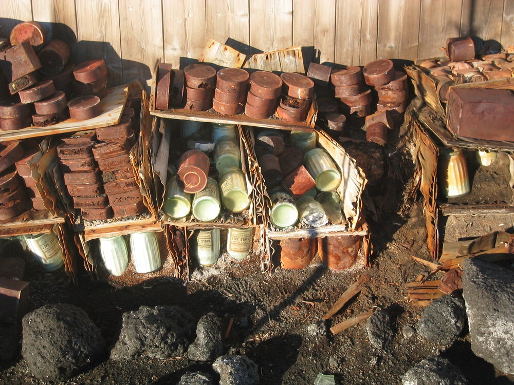 2003-04 Disintegrating Venesta cases at Shackleton's 'Nimrod' Hut (012)
