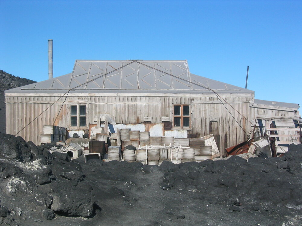 North side, garage and stable area of Shackleton's 'Nimrod' Hut 