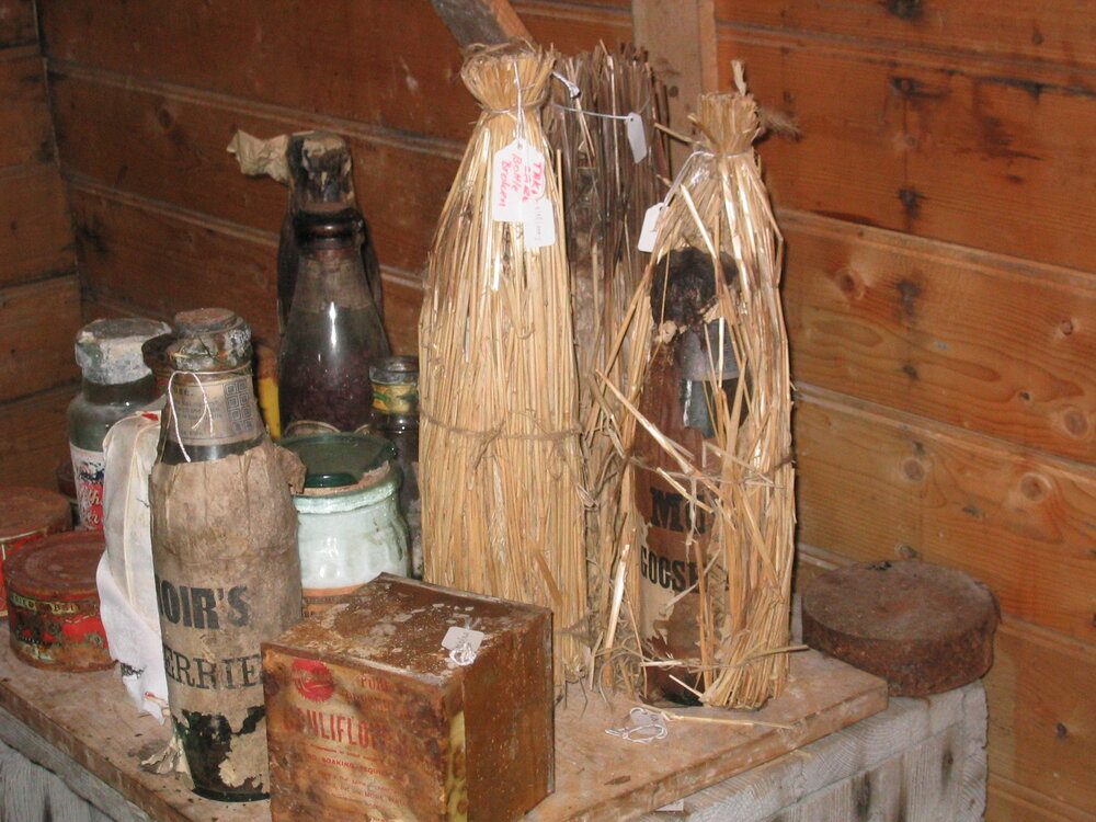 2003-04 Food supplies in galley of Shackleton's 'Nimrod' Hut (010)