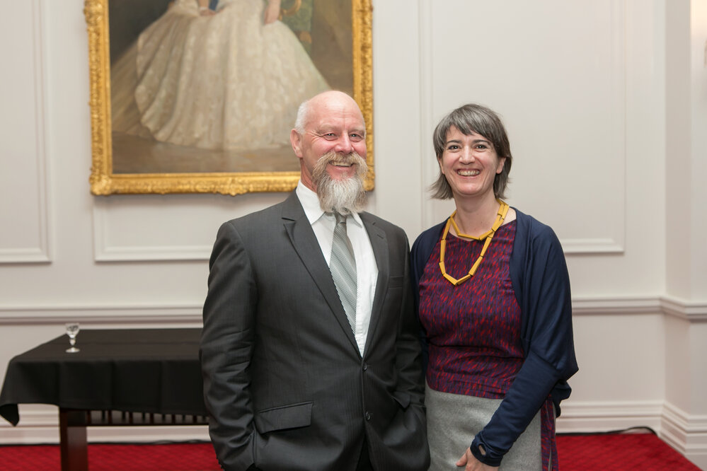 AHT Programme Managers Al Fastier and Lizzie Meek 