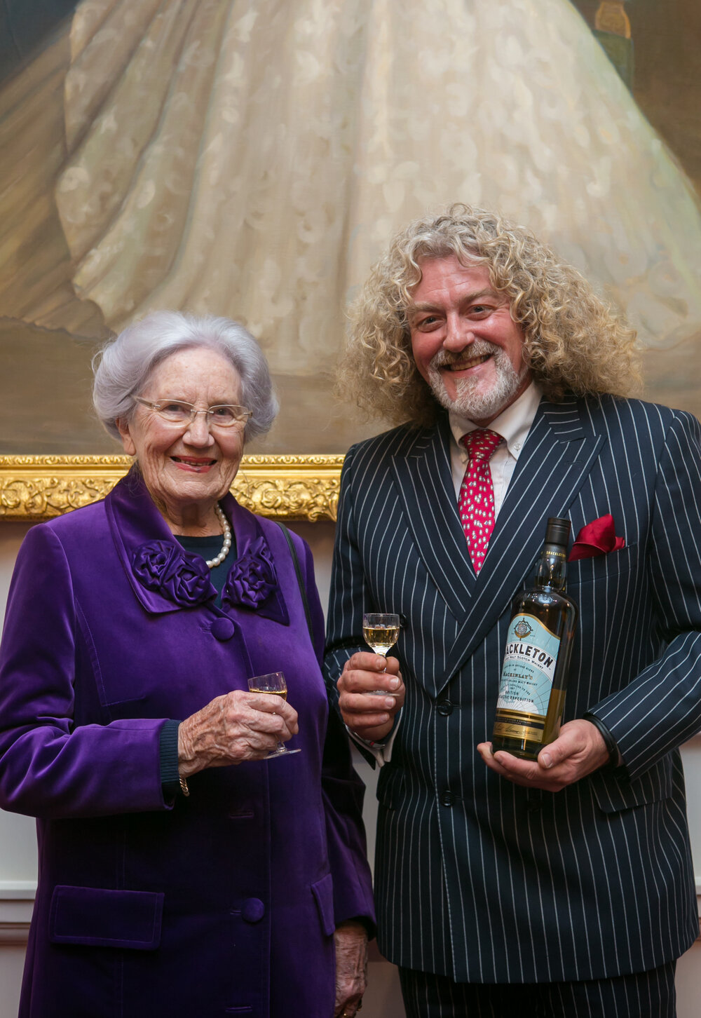 AHT's Patron Lady June Hillary and Chairman Mark Stewart